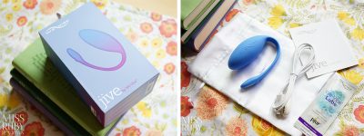 An image of the We-Vibe Jive packaging and contents