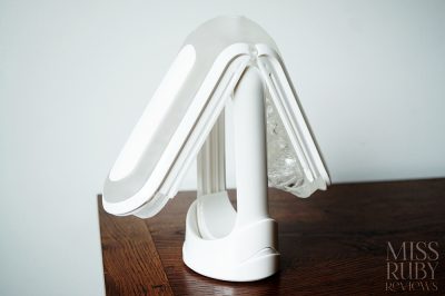 An image of the Tenga Flip 0 Zero when drying