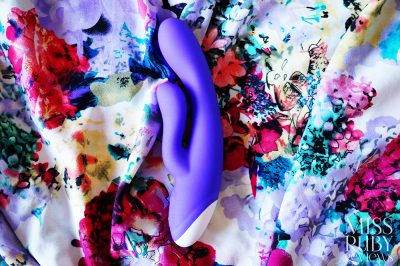 An image of the Blush Hop Trix Silicone Dual Stimulation Vibrator