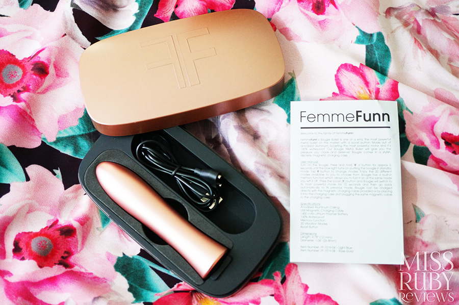 An image of the FemmeFunn Bougie Bullet on Miss Ruby Reviews