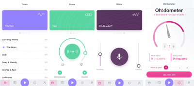 The app for the The OhMiBod Esca2 wearable vibrator