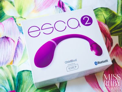 The OhMiBod Esca2 packaging