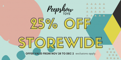 Peepshow Toys Black Friday Sex Toy Sales