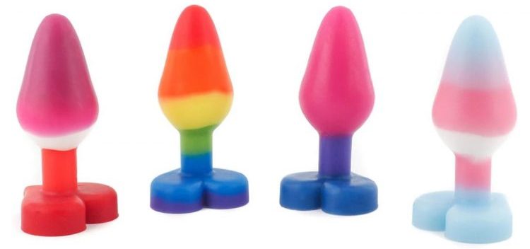 Geeky Sex Toys Pride Butt Plug