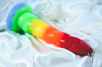 Split Peaches Unicorn Rainbow Dildo Miss Ruby Reviews