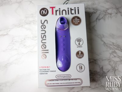 NU Sensuelle Trinitii XLR8 Flickering Tongue review by Miss Ruby Reviews
