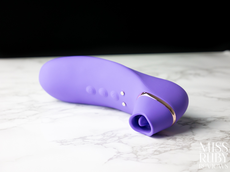 NU Sensuelle Trinitii XLR8 Flickering Tongue Vibe with Suction