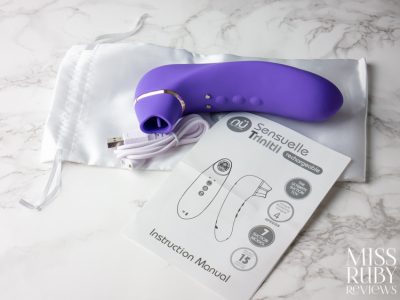 NU Sensuelle Trinitii XLR8 Flickering Tongue review by Miss Ruby Reviews