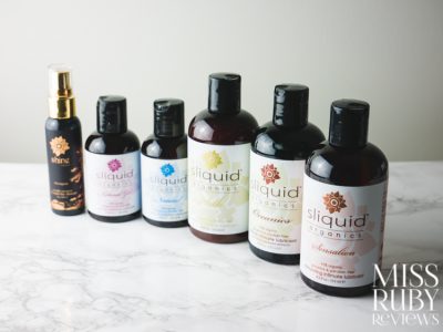 Sliquid Lubricants Organic Natural Oceanics Shine Sensation review by Miss Ruby Reviews