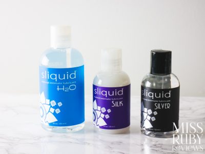 Sliquid H2O Silk Silver lubricant review by Miss Ruby Reviews
