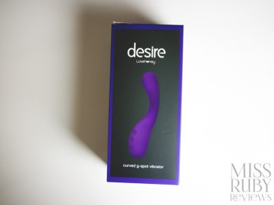 Lovehoney Desire Luxury Curved G-Spot Vibrator review by Miss Ruby Reviews