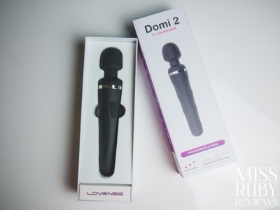 Lovense Domi 2 Bluetooth Wand review by Miss Ruby Reviews