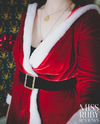 Lovehoney Santa Wrap Dress Queen review by Miss Ruby Reviews