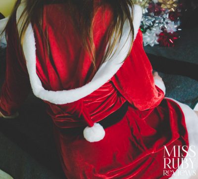 Lovehoney Santa Wrap Dress Queen review by Miss Ruby Reviews