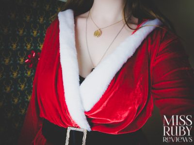 Lovehoney Santa Wrap Dress Queen review by Miss Ruby Reviews