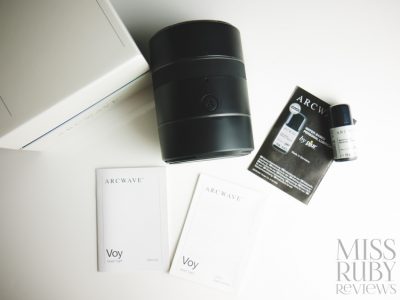 Packaging Arcwave Voy review by Miss Ruby Reviews