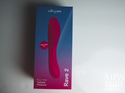 We-Vibe Rave 2 G-spot review by Miss Ruby Reviews