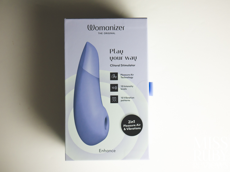 Comment: Female Enhancement 2-in-1 Clitor Stimulator Womanizer Enhance review by Miss Ruby Reviews 1