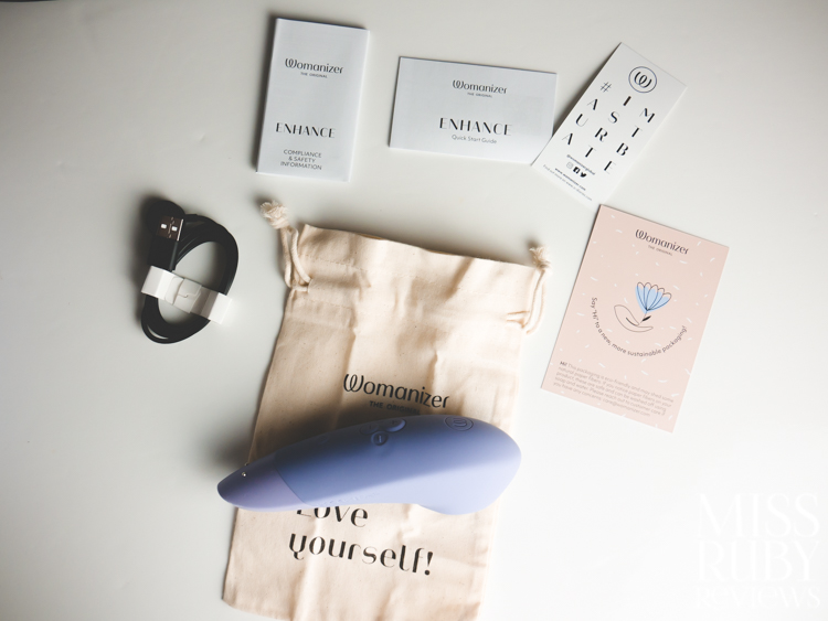 Comment: Female Enhancement 2-in-1 Clitor Stimulator Womanizer Enhance review by Miss Ruby Reviews 5